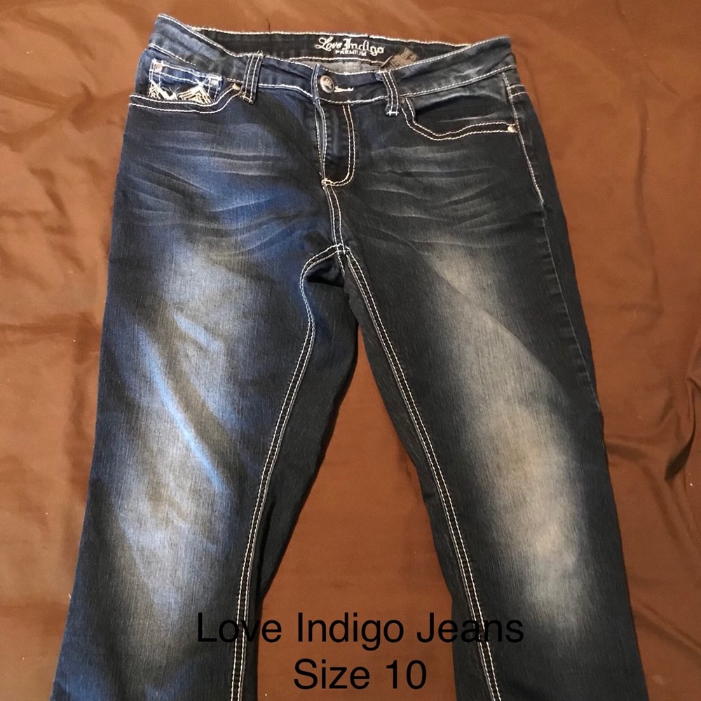 White wash jeans